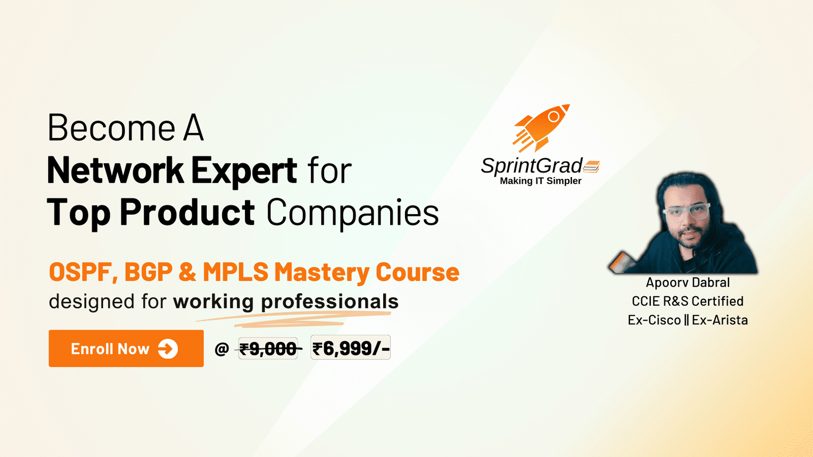 Become a Network Expert for Top Product Companies
